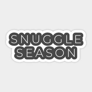 Snuggle Season Sticker